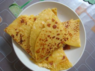 醇香玉米牛奶饼的做法步骤：2