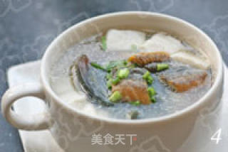 鳝鱼皮蛋豆腐汤的做法步骤：3