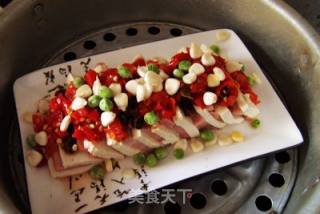 剁椒火腿豆腐的做法步骤：7