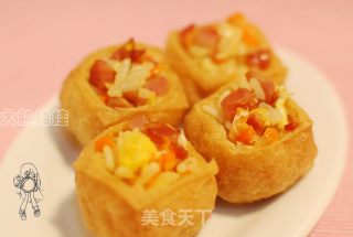 精致豆皮饭团的做法步骤：5