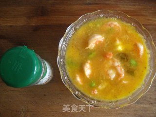 虾仁烘蛋的做法步骤：2