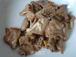 腐竹牛肉滑片的做法步骤：3