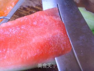 辣脆西瓜皮的做法步骤：2