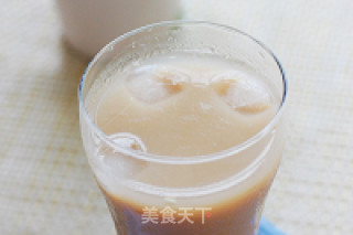 红豆沙玄米奶茶的做法步骤：2