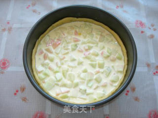 鲜奶油蜜桃派的做法步骤：5