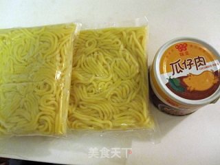 懒人烧酱干面的做法步骤：2
