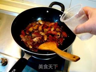 杭椒豆豉炒腊味的做法步骤：3