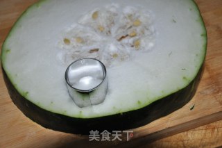 花心思的减肥食谱——五彩冬瓜盅的做法步骤：2