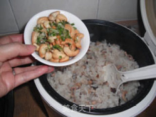 什锦鱿鱼香饭的做法步骤：10