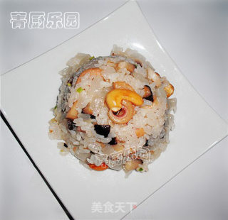 什锦鱿鱼香饭的做法步骤：10