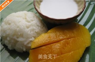 泰国芒果糯米饭的做法步骤：2