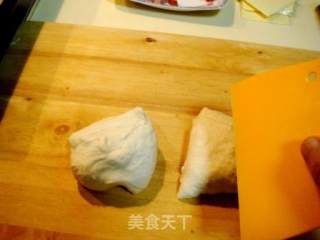 营养早餐面包精选“香肠起司饼”的做法步骤：3
