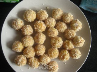 红薯玉米丸子的做法步骤：3