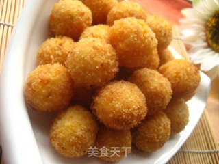 红薯玉米丸子的做法步骤：3