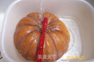 南瓜年糕八宝莲的做法步骤：7