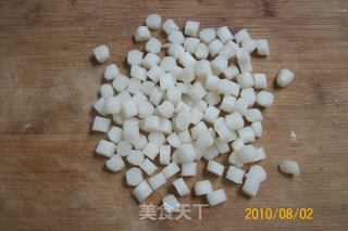 南瓜年糕八宝莲的做法步骤：7