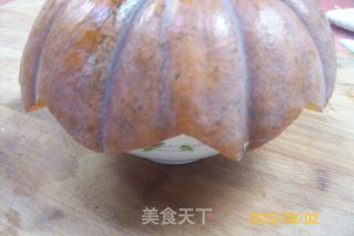 南瓜年糕八宝莲的做法步骤：7