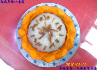 南瓜年糕八宝莲的做法步骤：7