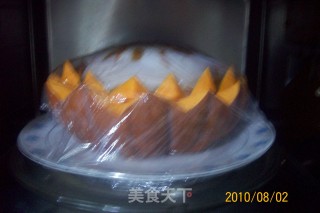 南瓜年糕八宝莲的做法步骤：7