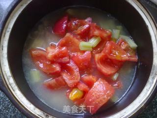 土豆番茄芝士汤的做法步骤：2