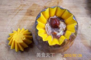 富贵八宝南瓜盅的做法步骤：6