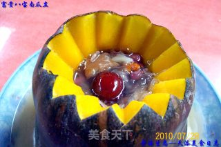 富贵八宝南瓜盅的做法步骤：6