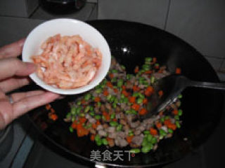 营养养生香饭系列二——什锦毛豆香饭的做法步骤：9