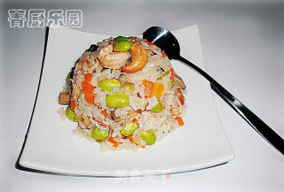 营养养生香饭系列二——什锦毛豆香饭的做法步骤：9
