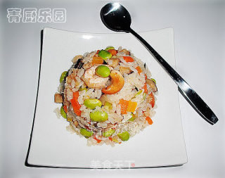 营养养生香饭系列二——什锦毛豆香饭的做法步骤：9