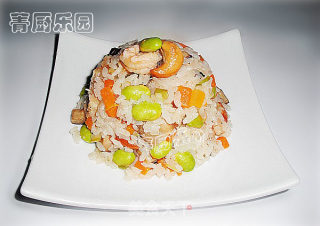 营养养生香饭系列二——什锦毛豆香饭的做法步骤：9