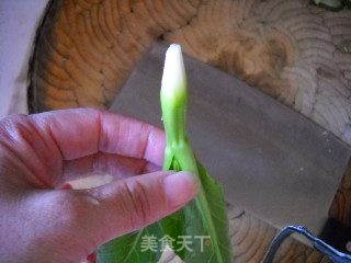 蒜蓉菜心拌茄汁嫩藕片的做法步骤：4