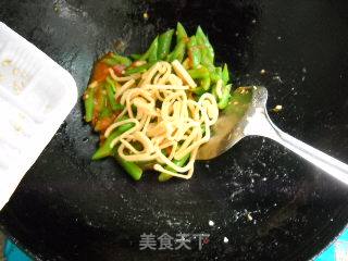 四季豆茄汁鱼面的做法步骤：2