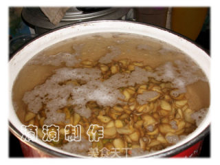 绿豆百合汤的做法步骤：2