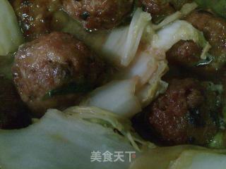 香菇狮子头炖大白菜的做法步骤：4