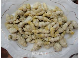 秋天的美食——杭椒炒青豆丹的做法步骤：2