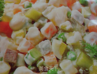 俄罗斯传统沙拉－土豆沙拉的做法步骤：3