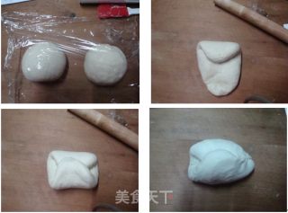 牛奶哈司（milk hearth)无油版的做法步骤：4