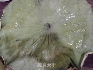 荷叶茶香炒米饭的做法步骤：2
