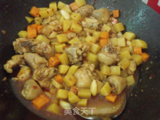 蒜香辣鸡块的做法步骤：3