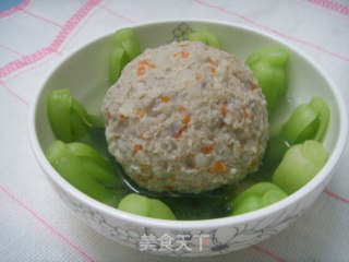 清炖狮子头的做法步骤：2