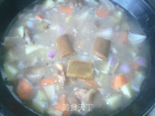 咖喱丸子鸡肉饭的做法步骤：2