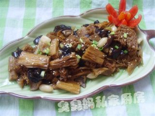四喜烤麸的做法步骤：2