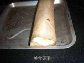 杏子酱蛋糕卷的做法步骤：5