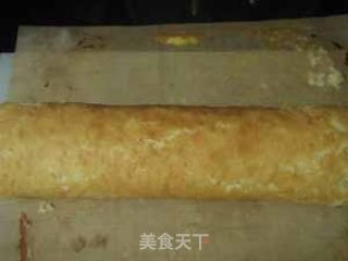 杏子酱蛋糕卷的做法步骤：5