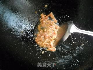 韭苔腐竹炒肉丝的做法步骤：2