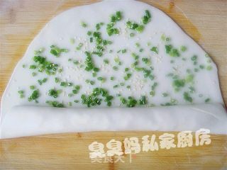 香脆葱油饼的做法步骤：4