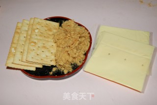 肉松苏打饼干的做法步骤：2