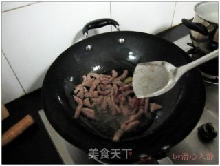 笋丝雪菜炒香干肉丝（徽菜做法）的做法步骤：3