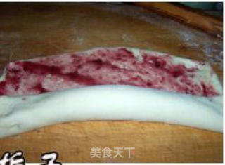 蓝莓面包卷的做法步骤：4