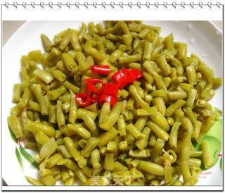 肉末酸豆角的做法步骤：2